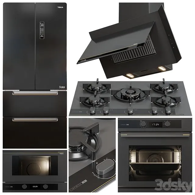 Teka appliance set 3D Model