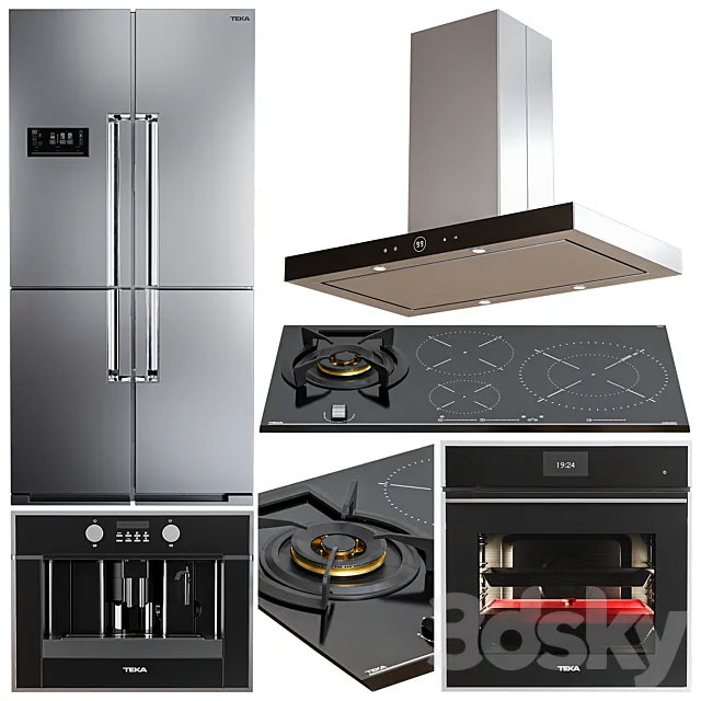 Teka appliance set3 3D Model