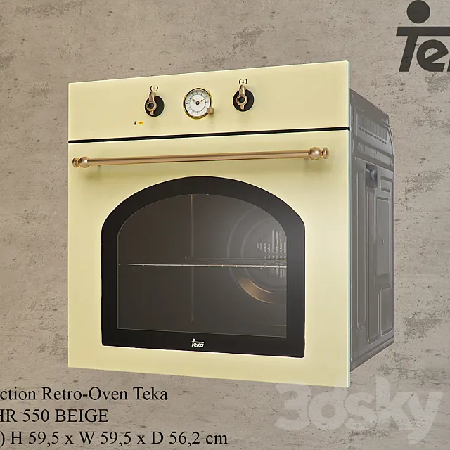 Teka - HR 550 BEIGE 3D Model