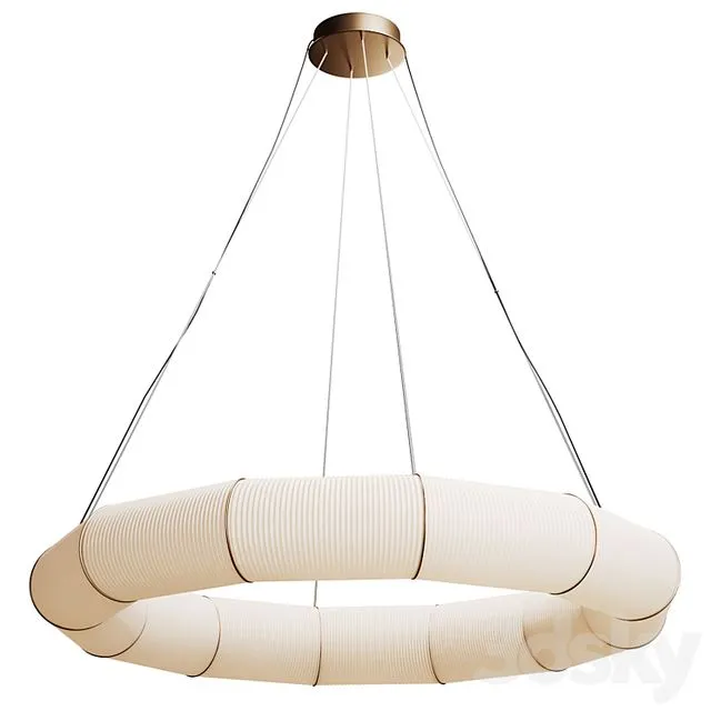 Tekio Circular P8 Pendant Lamp by Anthony Dickens 3D Model