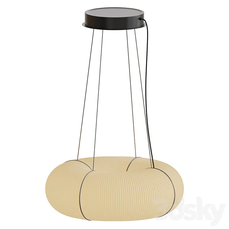 Tekio Circular Pendant Light 3D Model Free Download
