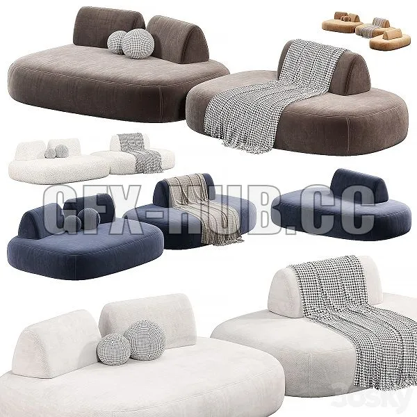 Telen Ligne Roset Divanetto Sofa by Miliashop Sofas Free Download