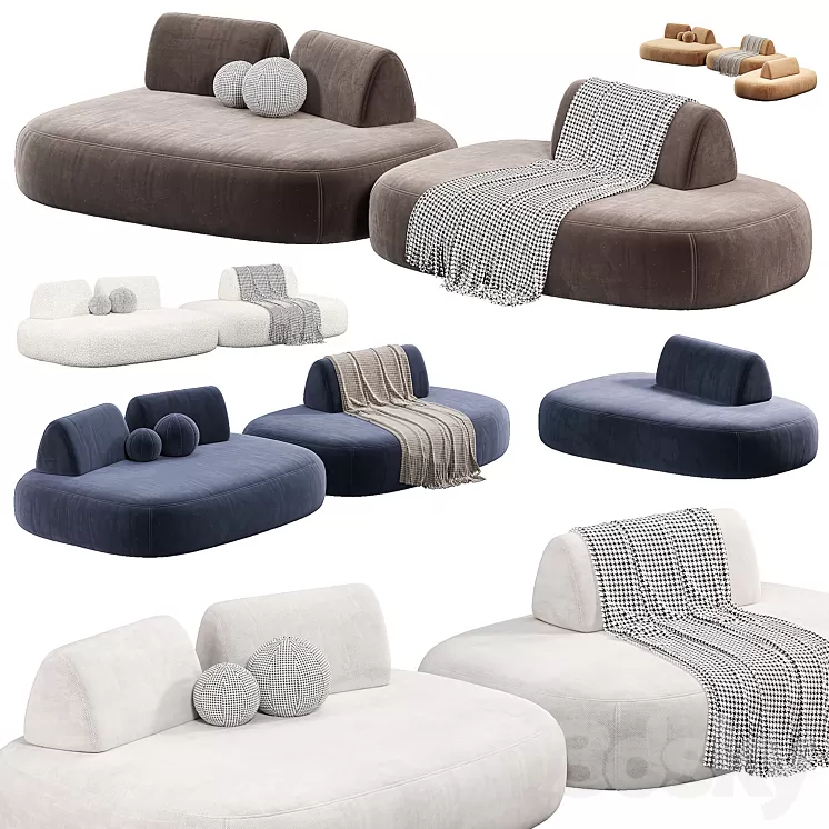 Telen Ligne Roset Divanetto sofa by miliashop sofas
