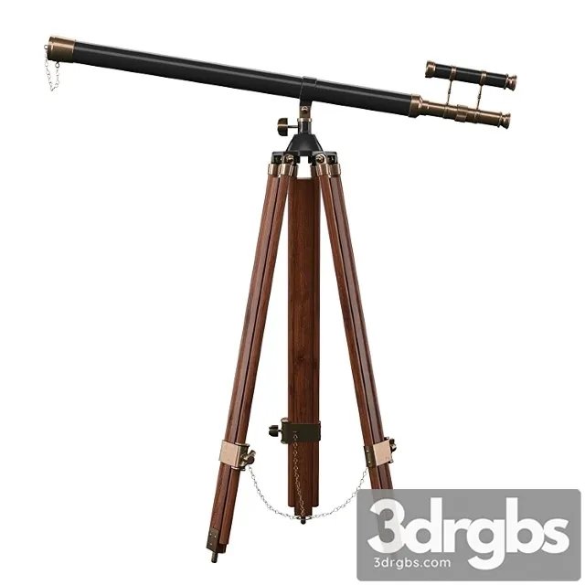 Telescope 3D Model Free