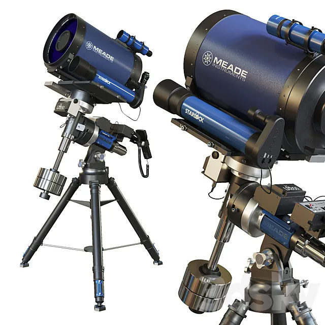 Telescope MEADE 12 F-8 ACF LX850 3D Model