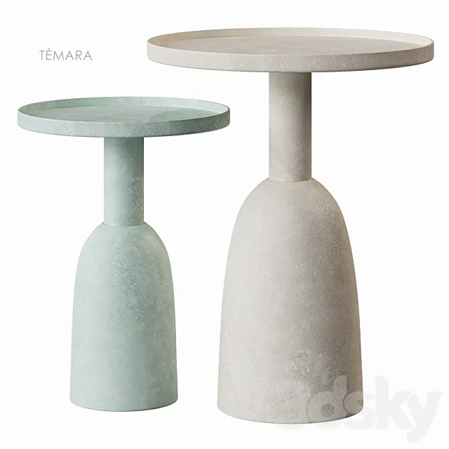 Temara side table La Redoute 3D Model