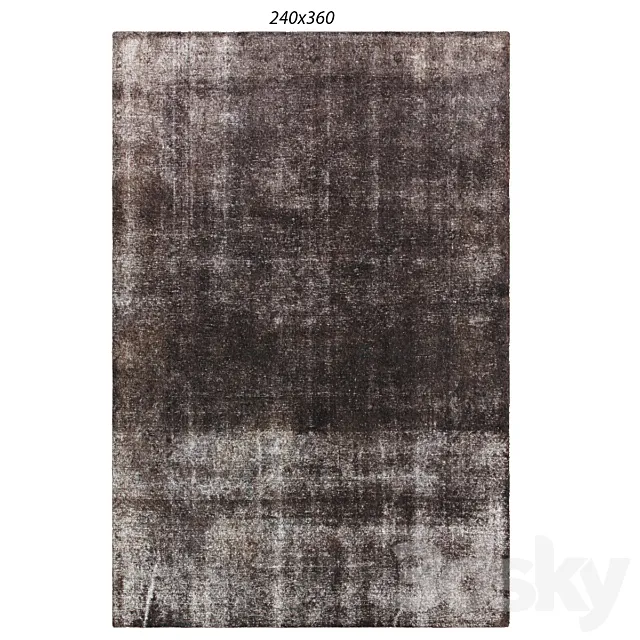 Temple and webster: Umeko Pure Wool Vintage Persian Rug 3D Model