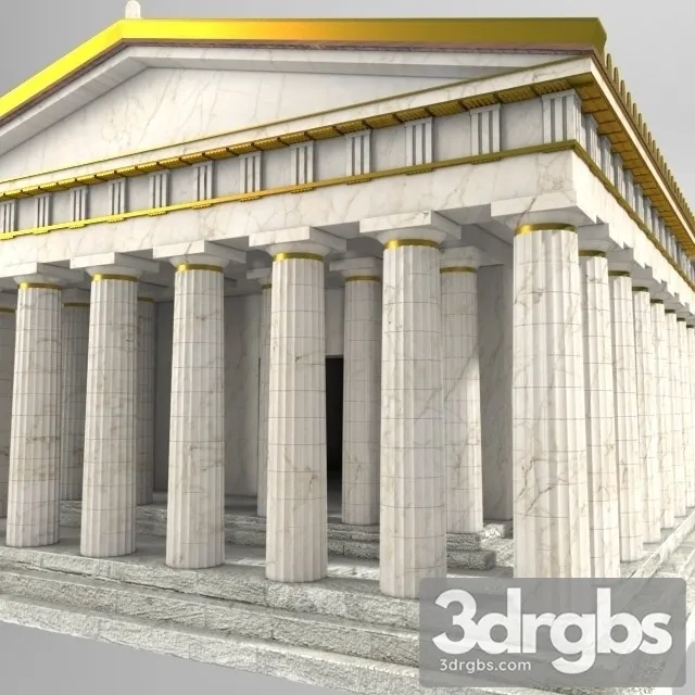 Temple Pantheon 3D Model Free