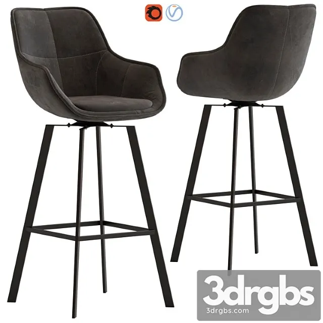 Temple & webster krystoffer barstool 2 3D Model Free