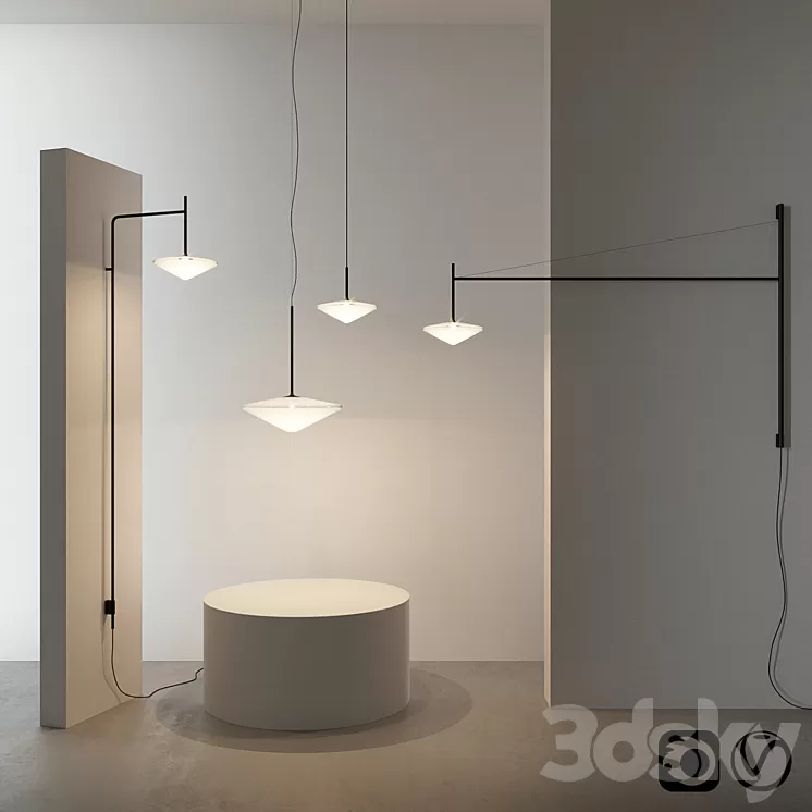 Tempo by Vibia Set 01 3D Model