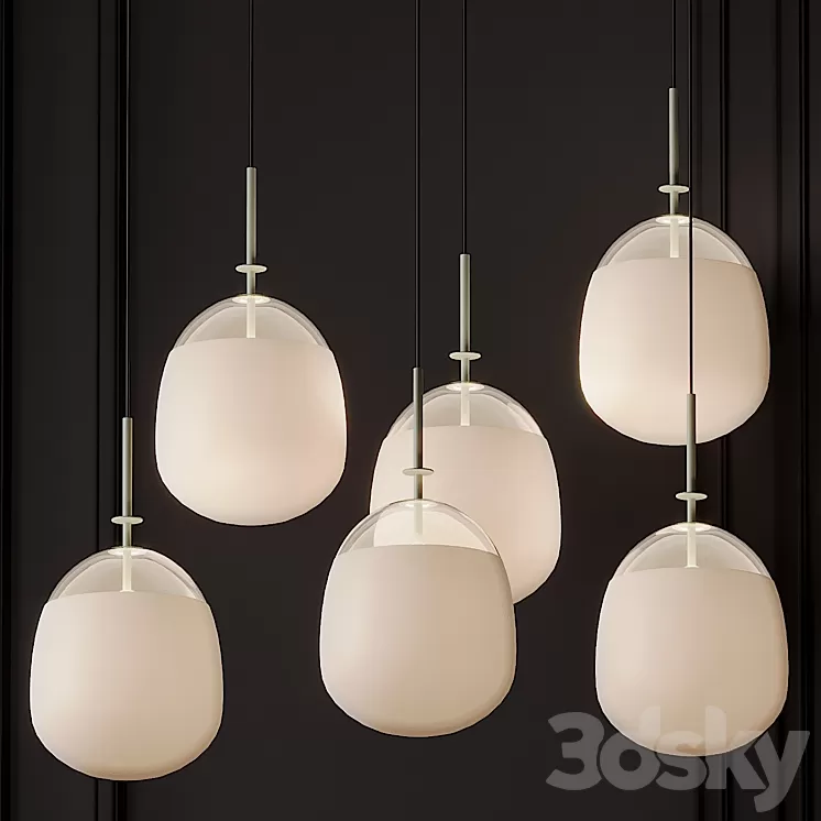 TEMPO VIVIA Pendant by Lievore Altherr 3D Model