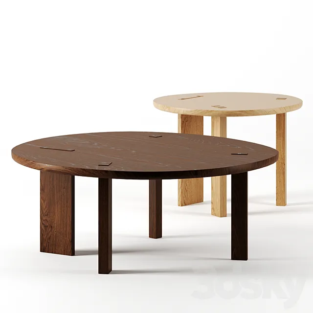 Tenon Tables by Akron street 3DModel