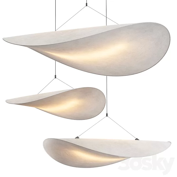 Tense Pendant Lamp 3D Model Free