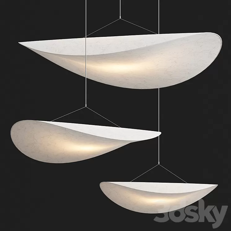 Tense Pendant Lamp 3D Model Free