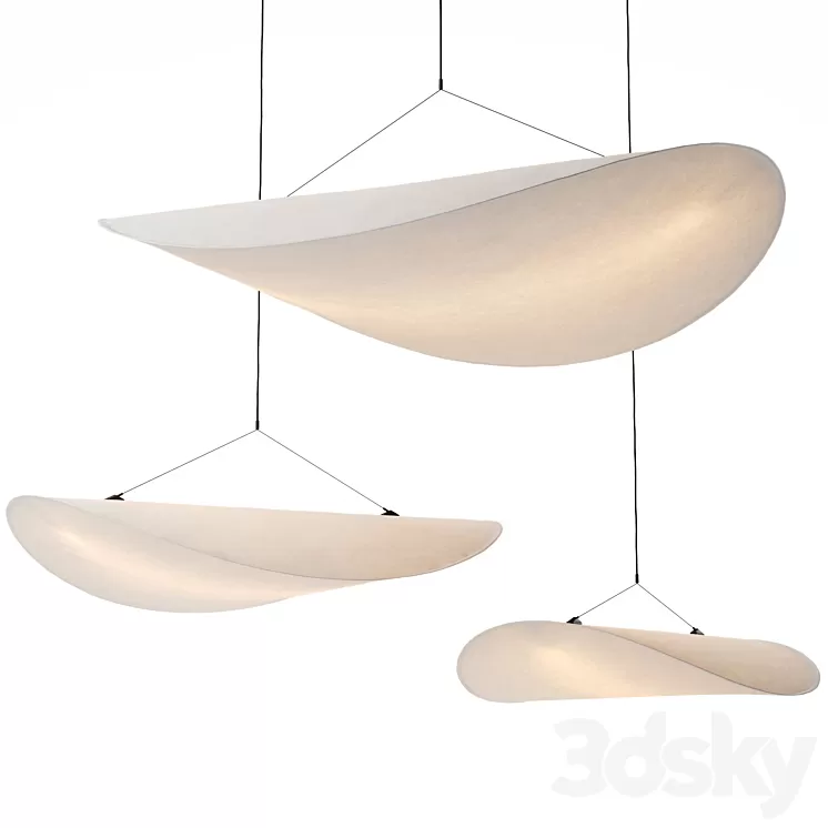 Tense Pendant Lamp D 70/90/120 3D Model Free