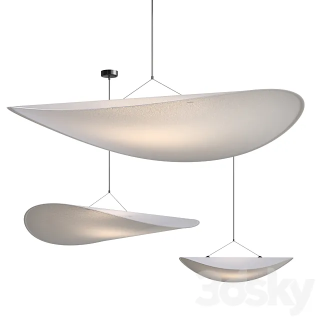 Tense Pendel Lamp DrCG Model No 21 3D Model