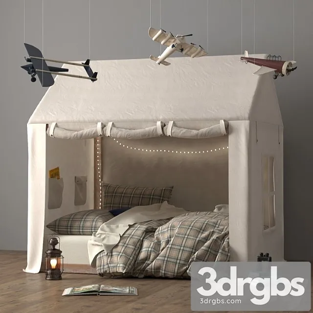 Tent 109252 Natl Twin 3D Model Free