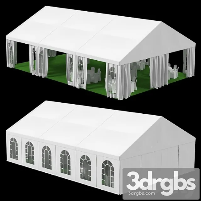 Tent 10x15m 3D Model Free