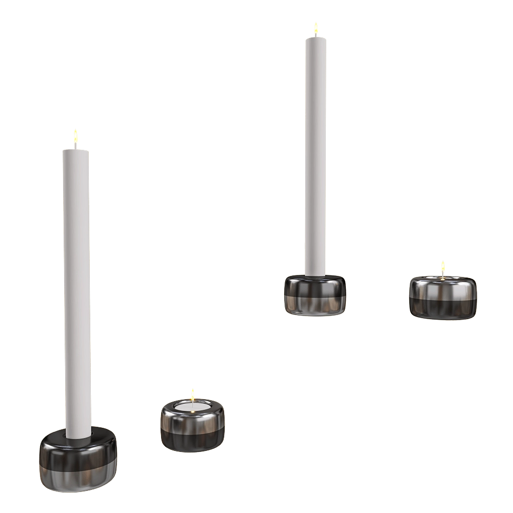 TEO - Candle holder DUO 3D Model