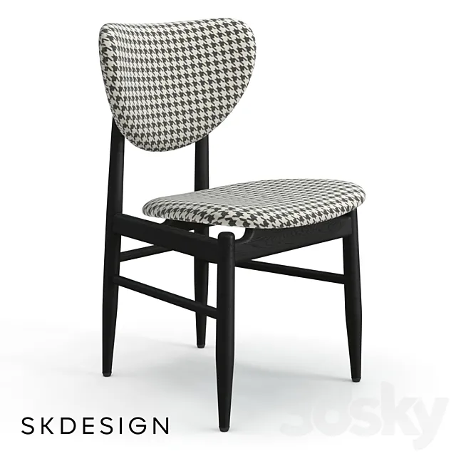 Teo dining chair 3D Model