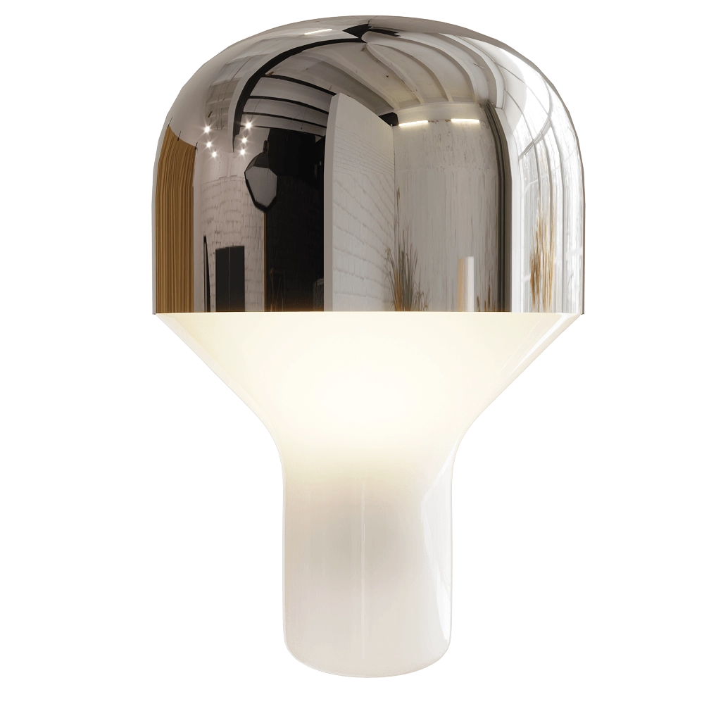 TEO - Table lamp CAP Chrome 3D Model