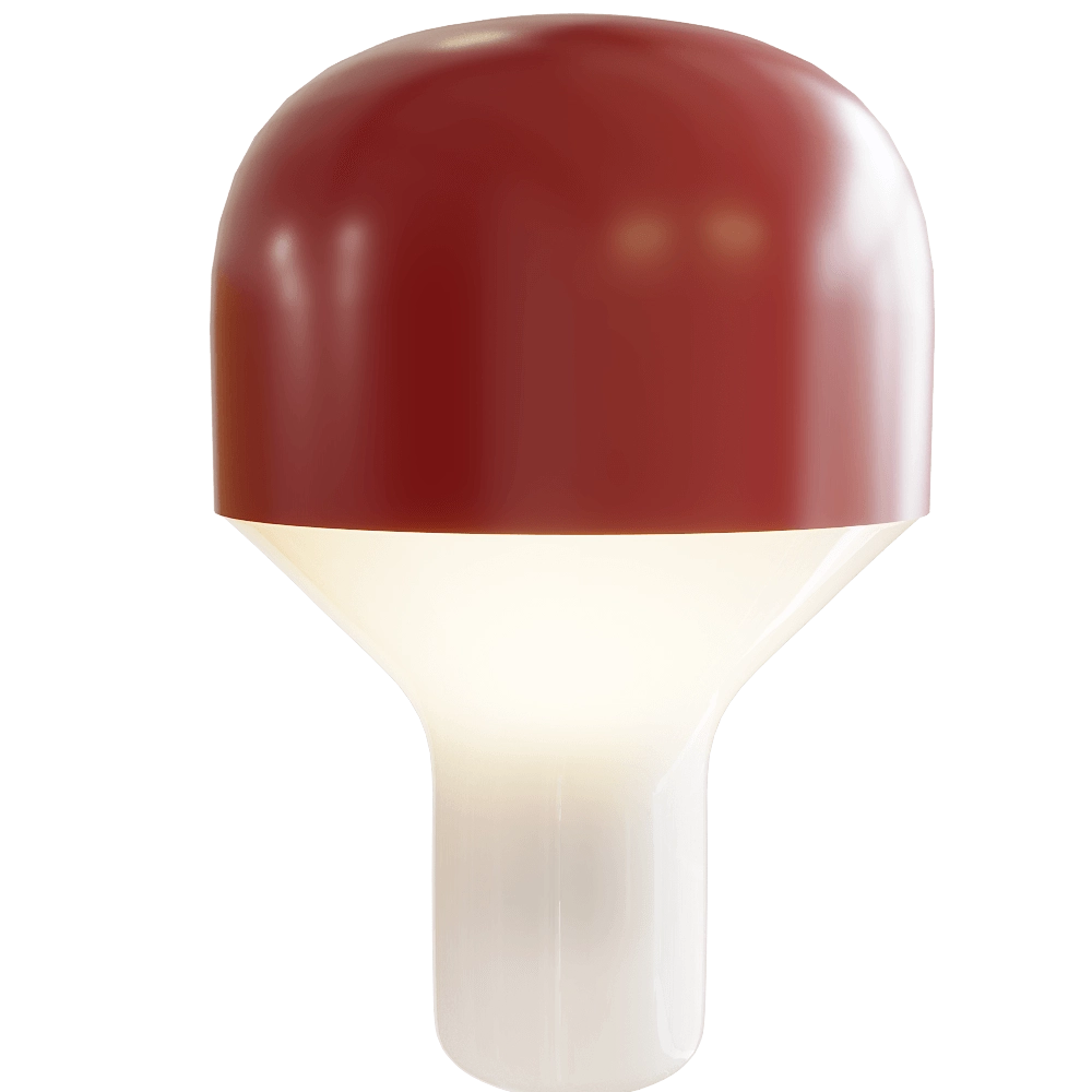 TEO - Table lamp CAP Dark Red 3D Model