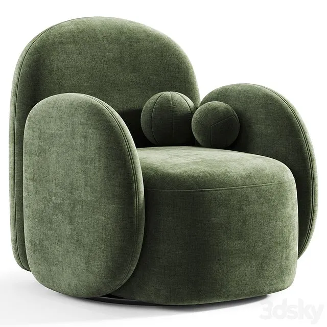 Teop swivel chair swivel Teop 3D Model