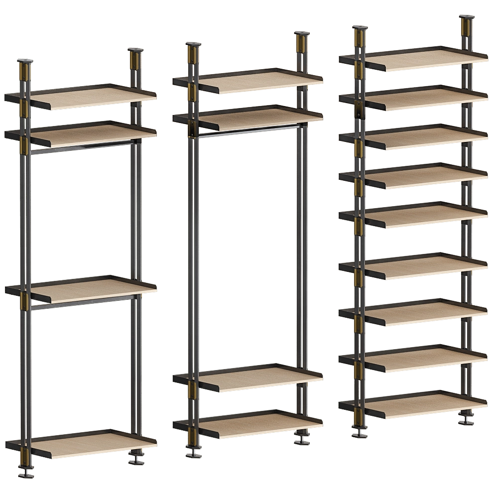 Teplo concept - Shelving M1M2M3 3D Model