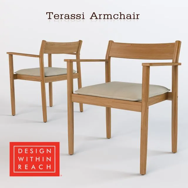 Terassi Armchair 3D Model