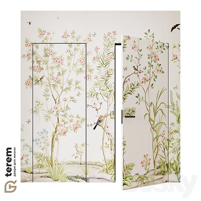 Terem Interior Door Factory: Secret Invisible Door 3D Model