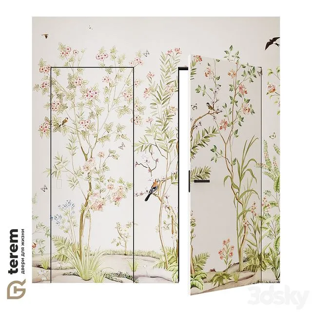 Terem Interior Door Factory Secret Invisible Door 3D Model