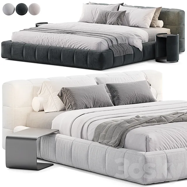 Terence bed by Valentini 3D Model