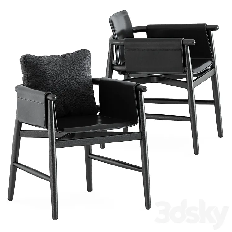 Teresina chair by Meridiani 3D Model Free