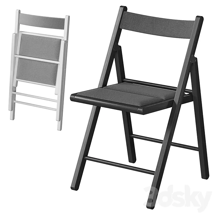 Terje Terier Folding Chair Ikea 3D Model