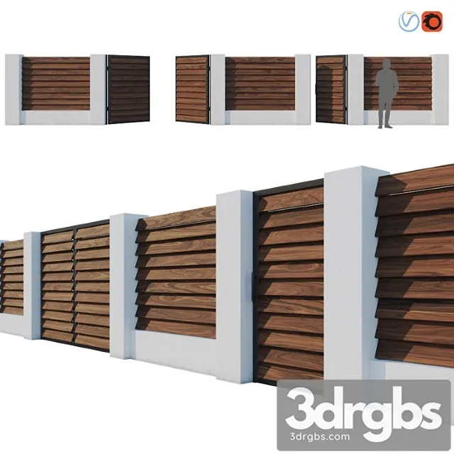 Termowood Jalousie 3D Model Free