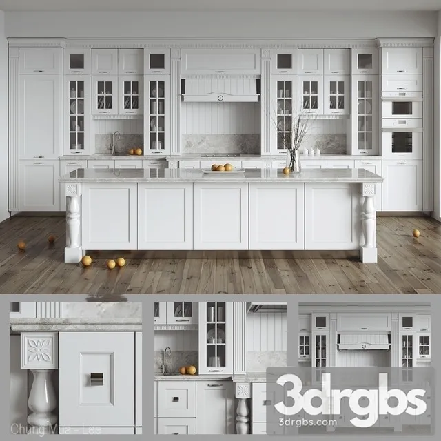 Terra Kitchen Cabinet 3D Model Free