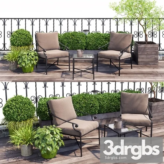 Terrace Balcony Penthouse 3D Model Download