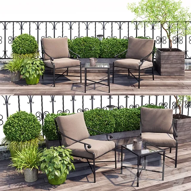 Terrace. balcony. penthouse 3DModel