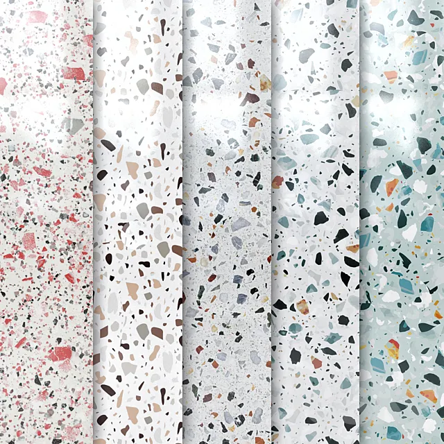 Terrazzo marble 1 3DModel