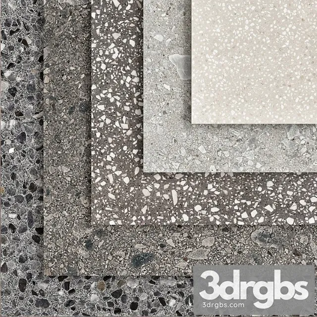 Terrazzo Marble 5 3D Model Free
