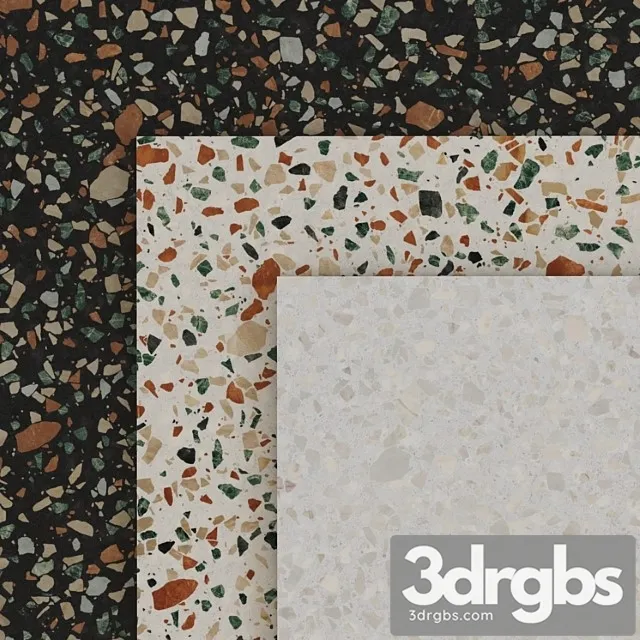 Terrazzo Set 1 3D Model Free