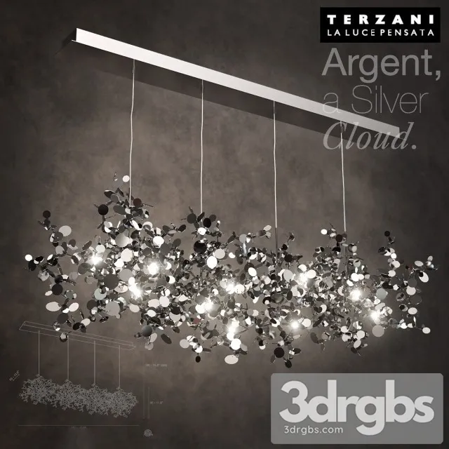 Terzani Argent Silver Cloud 3D Model Free