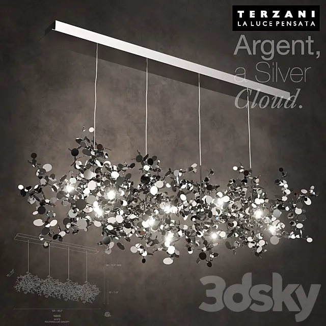 TERZANI Argent Silver Cloud 3DModel