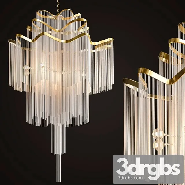 Terzani Atlantis Chandelier 1 3D Model Free