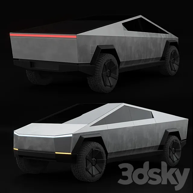 tesla cybertruck 3DModel