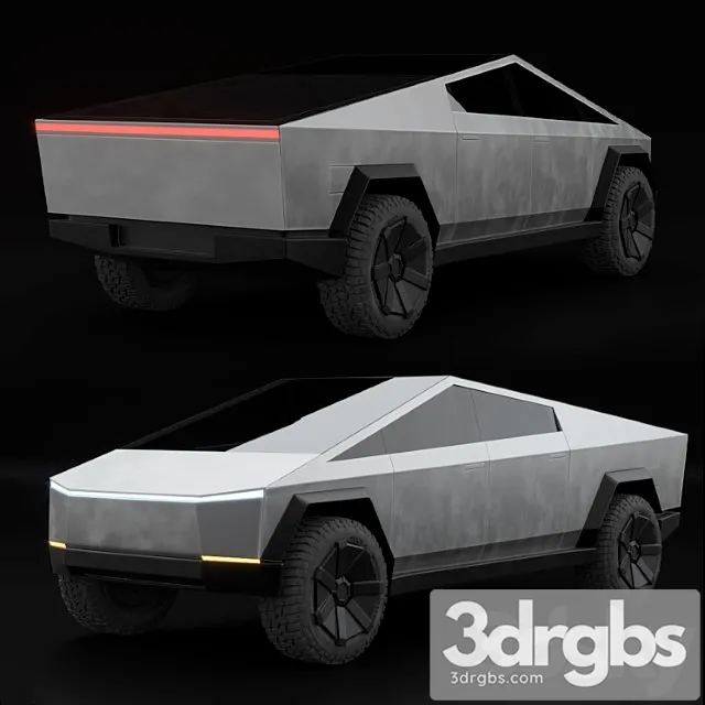 Tesla Cybertruck 6 3D Model Download