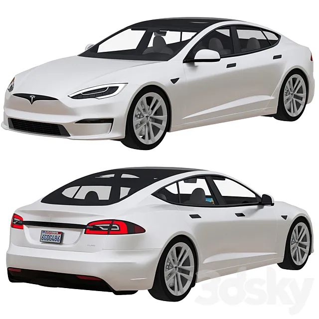 Tesla Model S 2021 Free Download