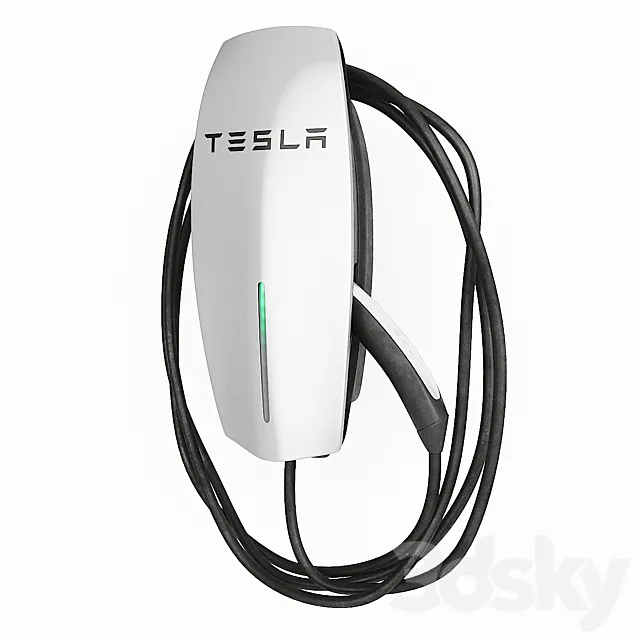 Tesla wall connector 3DModel