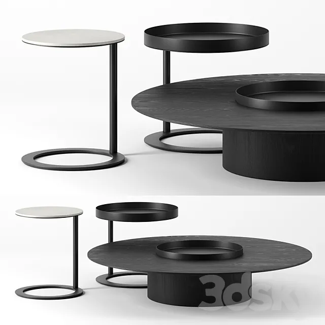 Tethys tables by Living Divani 3DModel