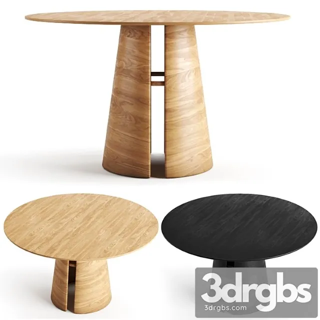 Teulat cep dining table 2 3D Model Free